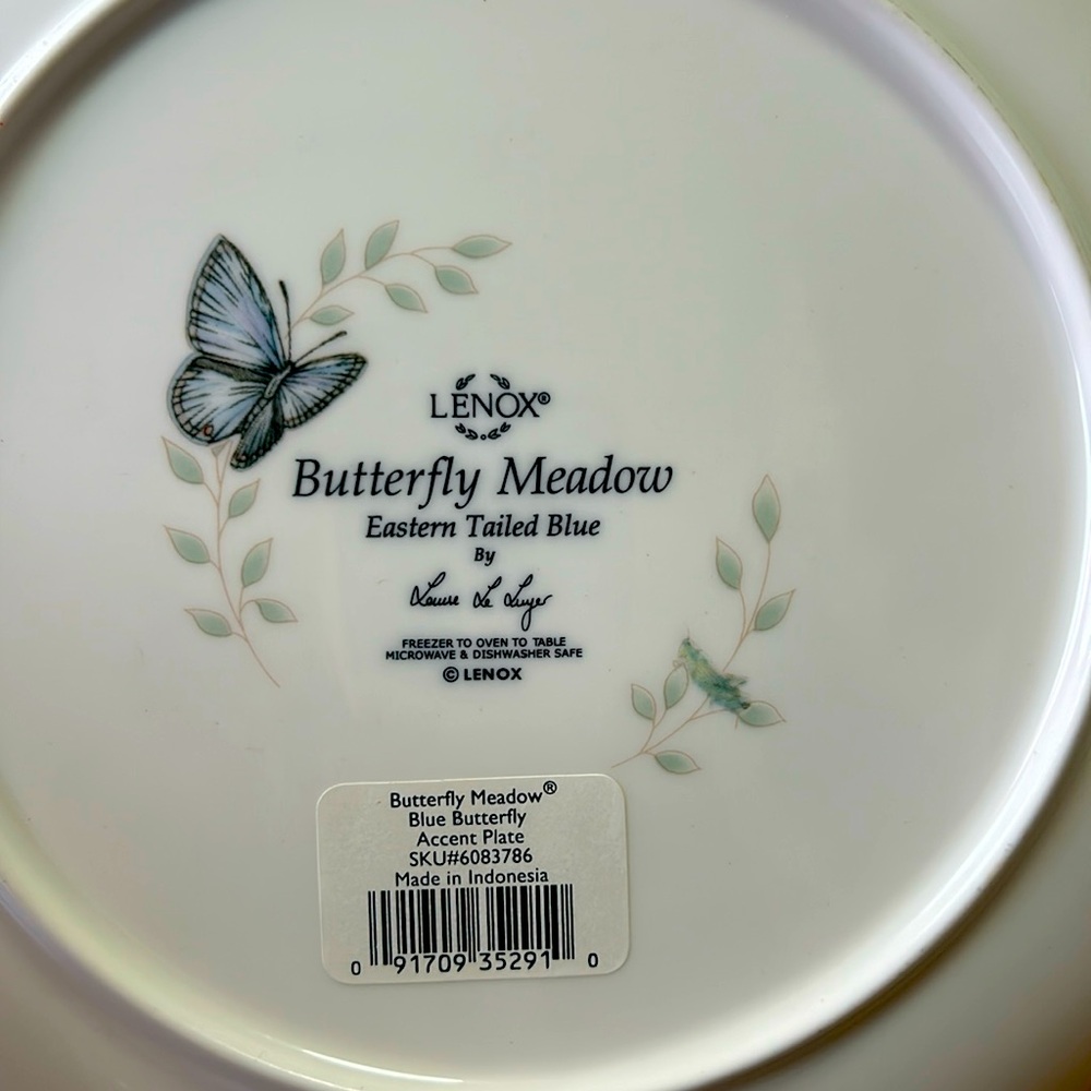 Lenox Accent Plate BUTTERFLY MEADOW